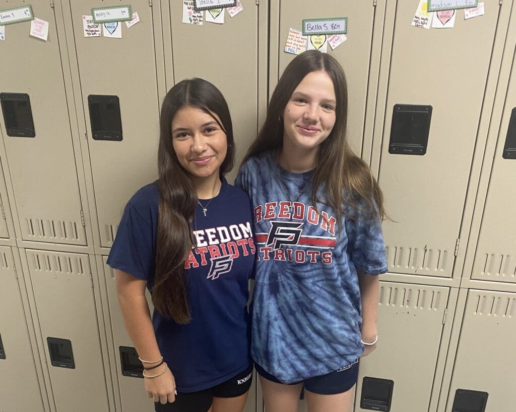 Students with HS Shirts